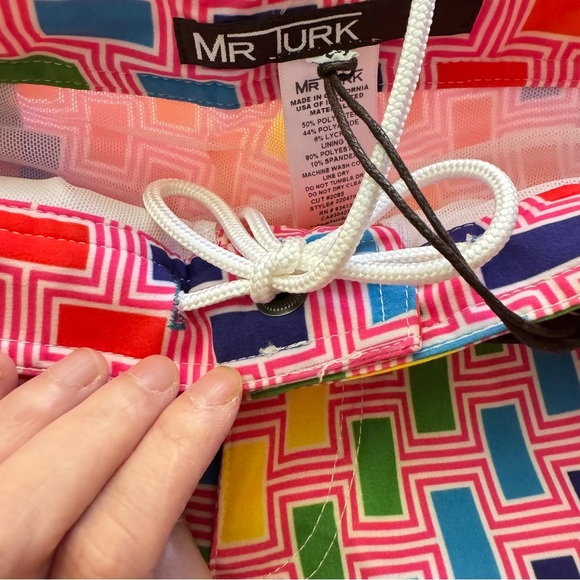 NWT 2025 Mr Turk Men's Chico Swim Trunk Size 29 - Picture 4 of 5